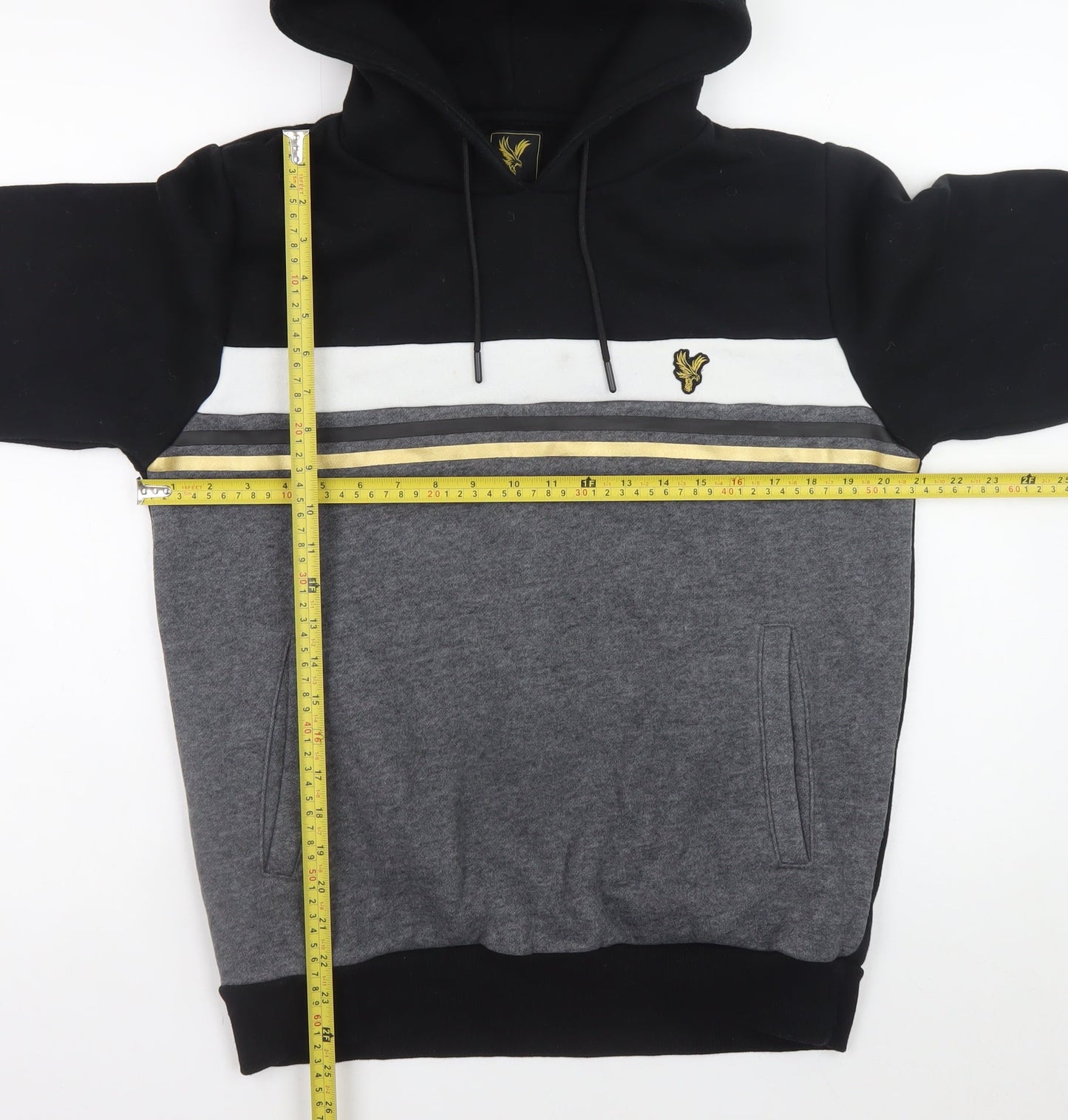 Mens UK Size S Crystal Palace Multicoloured Pullover Hoodie