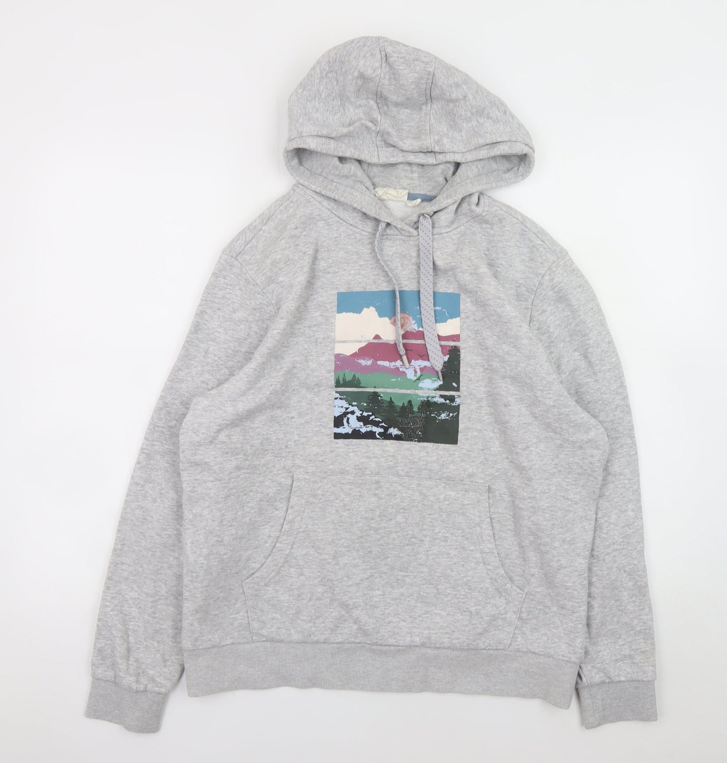 Womens UK Size 12 Mountain Warehouse Grey Pullover Hoodie