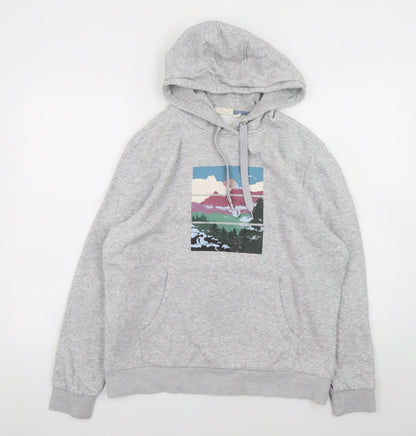 Womens UK Size 12 Mountain Warehouse Grey Pullover Hoodie