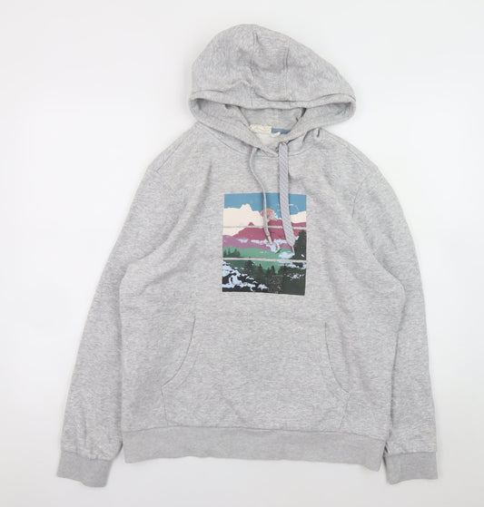 Womens UK Size 12 Mountain Warehouse Grey Pullover Hoodie