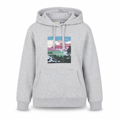 Womens UK Size 12 Mountain Warehouse Grey Pullover Hoodie