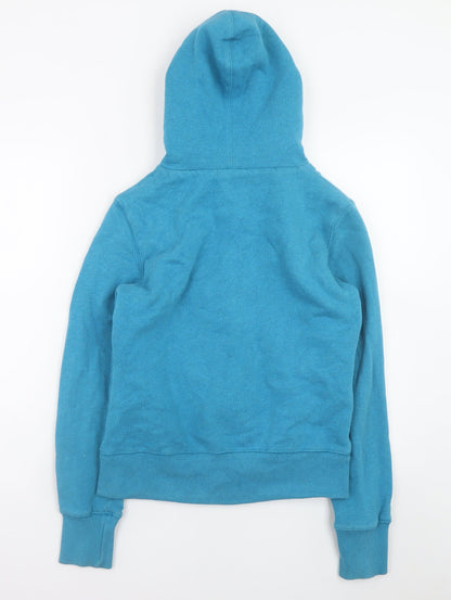 Womens UK Size 12 H&M Blue Full Zip Hoodie