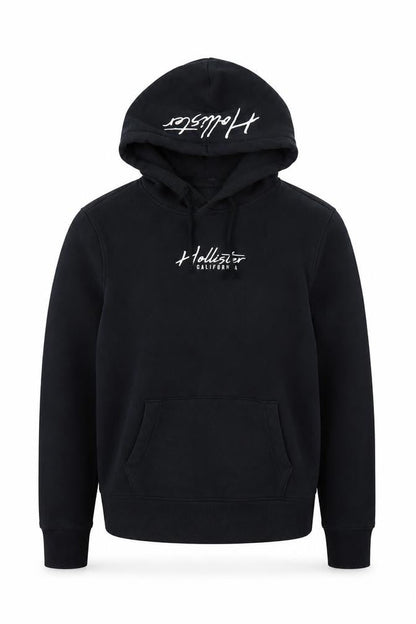 Mens UK Size S Hollister Black Pullover Hoodie