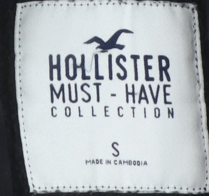 Mens UK Size S Hollister Black Pullover Hoodie