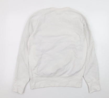Mens UK Size S Champion White Pullover Sweatshirt