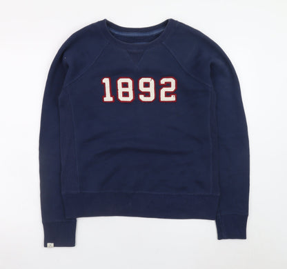 Womens UK Size M Abercrombie & Fitch Blue Pullover Sweatshirt