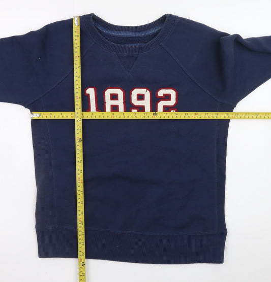 Womens UK Size M Abercrombie & Fitch Blue Pullover Sweatshirt