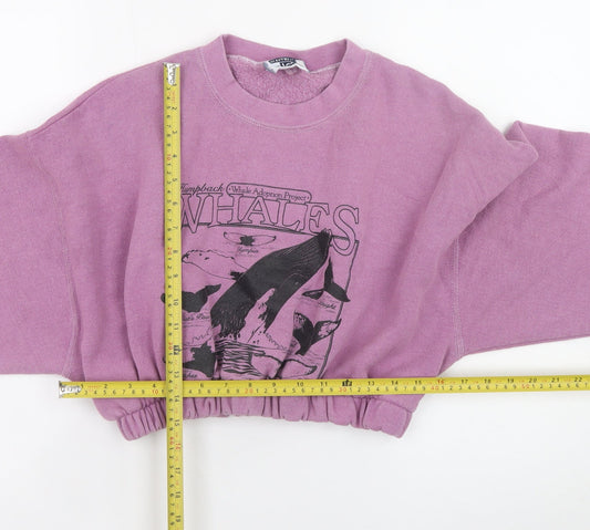 Womens UK Size XL Lee Purple Pullover Sweatshirt