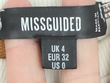 Womens UK Size 4 Missguided Shift Dress