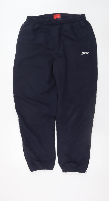 Womens UK Size L Slazenger Regular Fit Jogger Blue Trousers