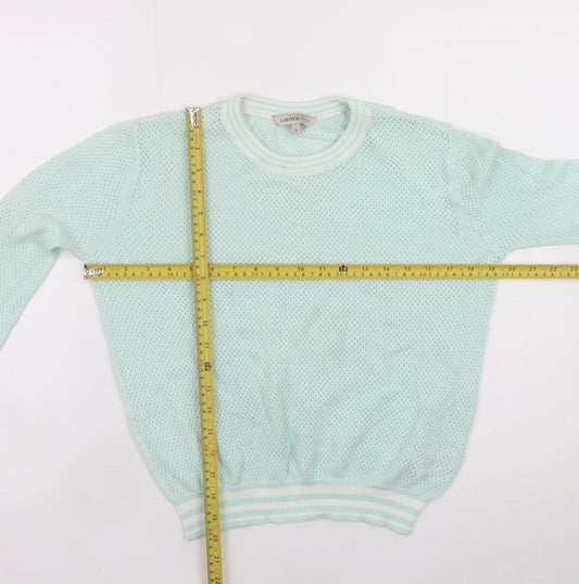 Womens UK Size 8 Marks and Spencer Green Pullover Jumper