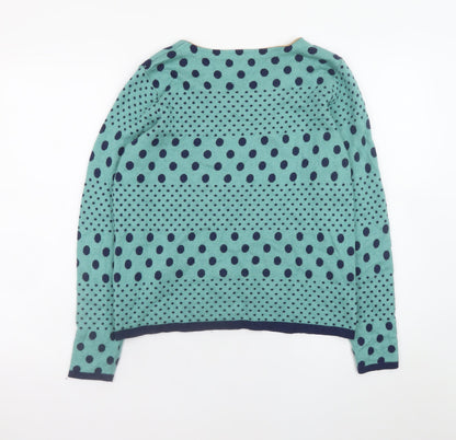 Womens UK Size L Dickins & Jones Blue Pullover Jumper