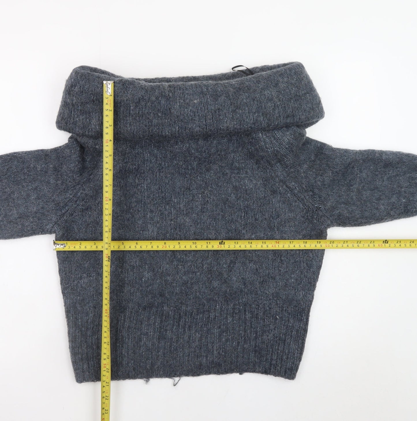 Womens UK Size S H&M Grey Pullover Jumper