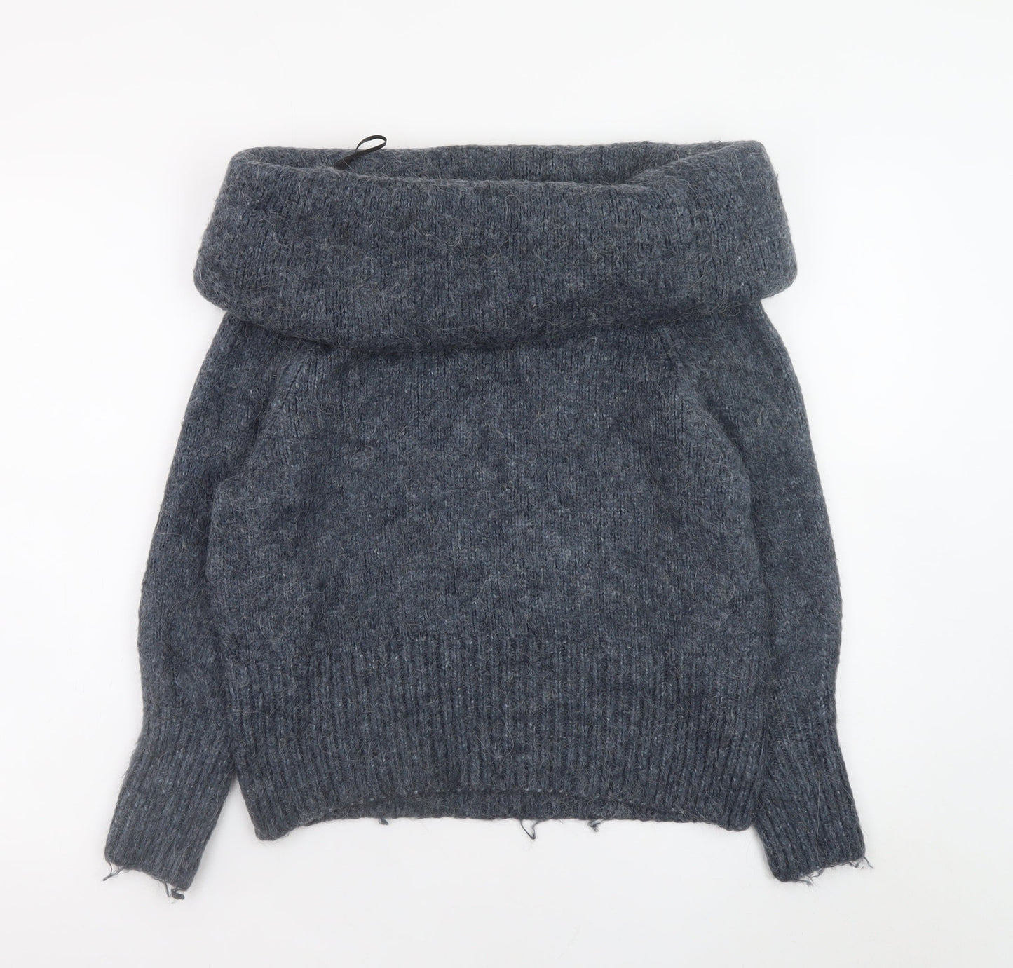 Womens UK Size S H&M Grey Pullover Jumper