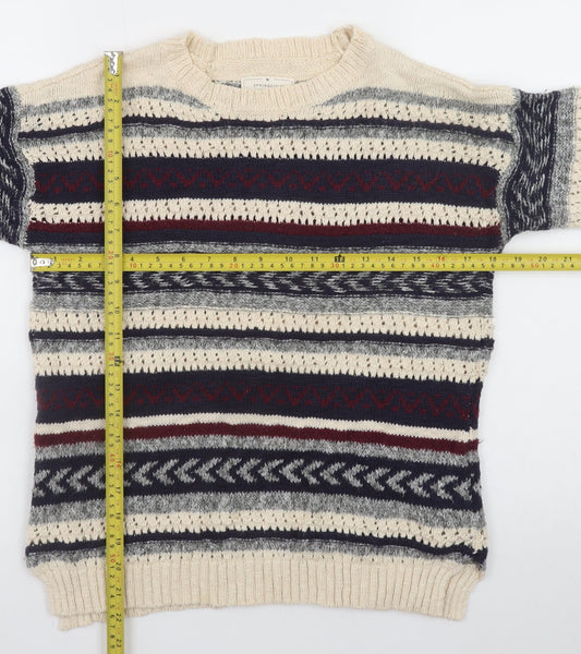 Womens UK Size 12 Springfield Multicoloured Pullover Jumper
