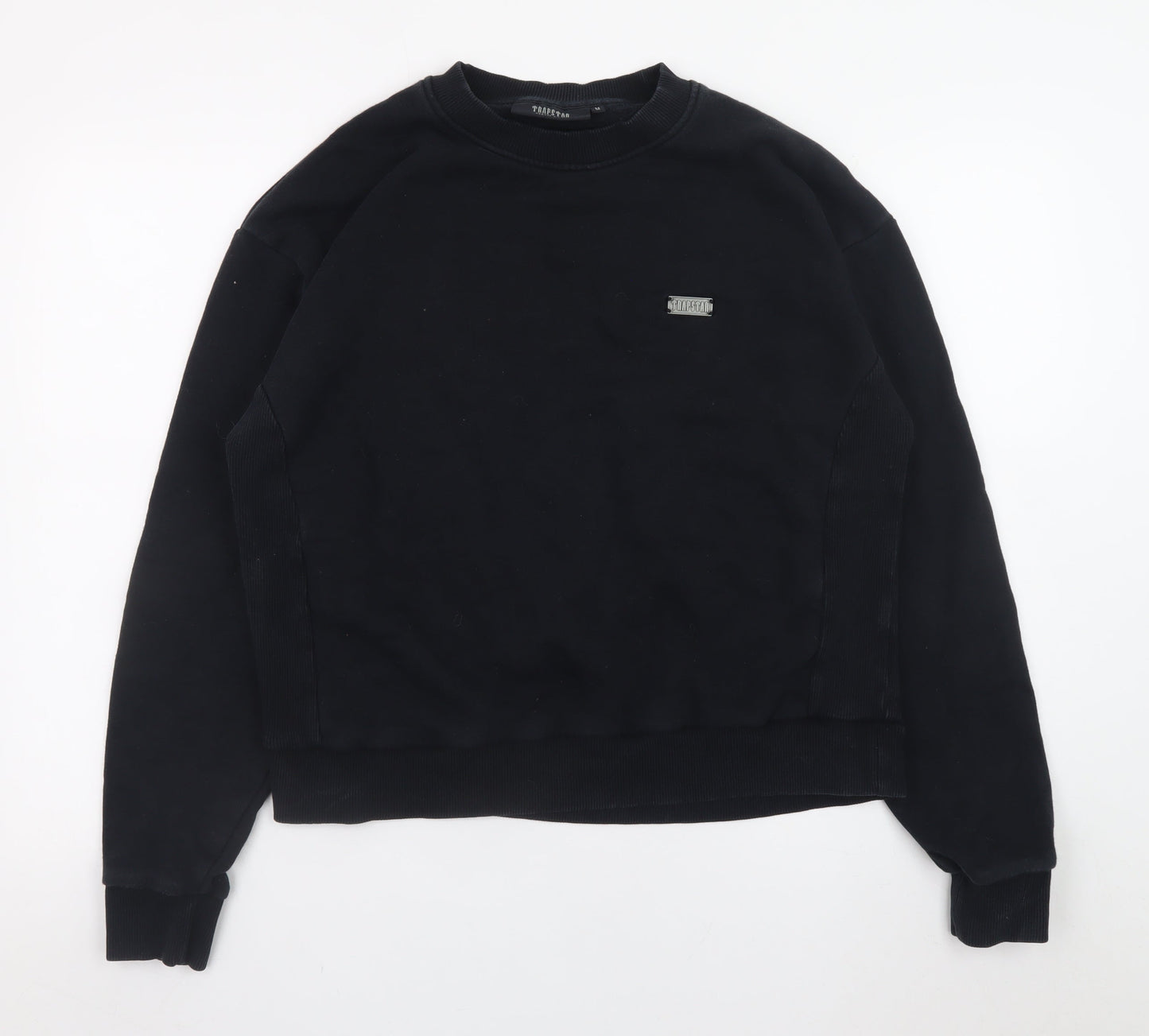 Mens UK Size M Trapstar Black Pullover Sweatshirt