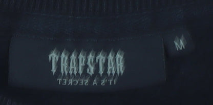 Mens UK Size M Trapstar Black Pullover Sweatshirt