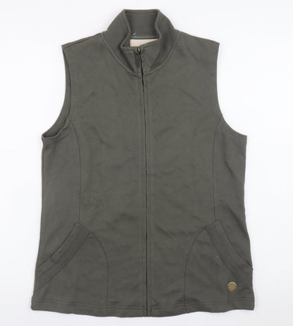Womens UK Size 10 DASH Green Basic Jacket