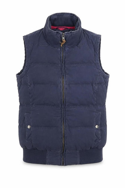 Womens UK Size 10 Fat Face Blue Puffer Jacket