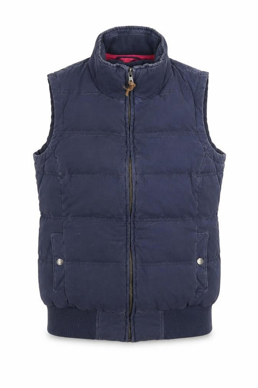 Womens UK Size 10 Fat Face Blue Puffer Jacket