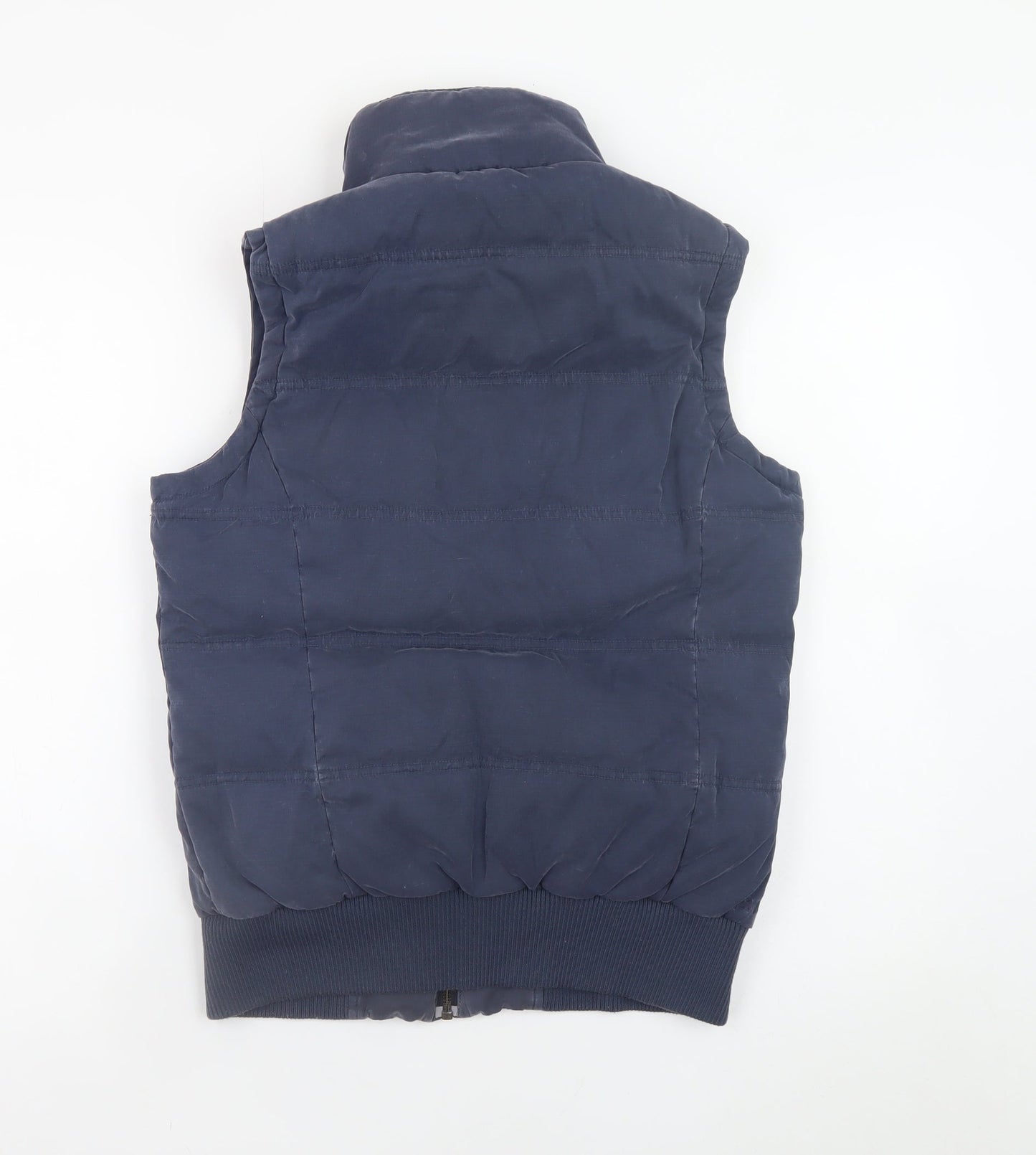 Womens UK Size 10 Fat Face Blue Puffer Jacket