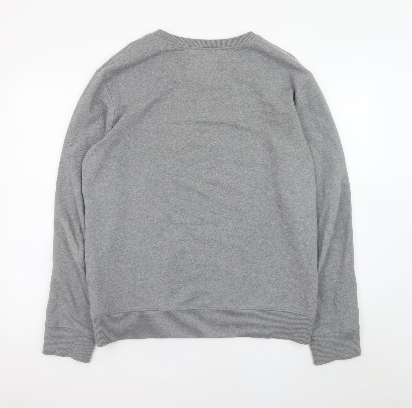 Mens UK Size L Calvin Klein Jeans Grey Pullover Sweatshirt
