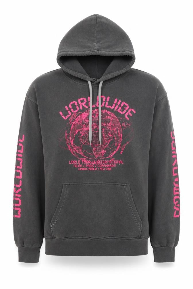 Womens UK Size S PRETTYLITTLETHING Grey Pullover Hoodie