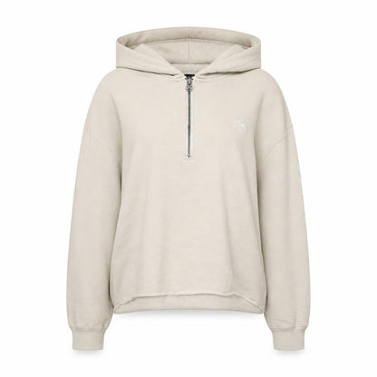 Womens UK Size S Abercrombie & Fitch Beige Pullover Hoodie