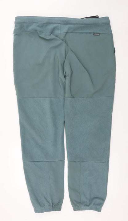 Mens UK Size 38 Columbia Regular Fit Cargo Green Trousers