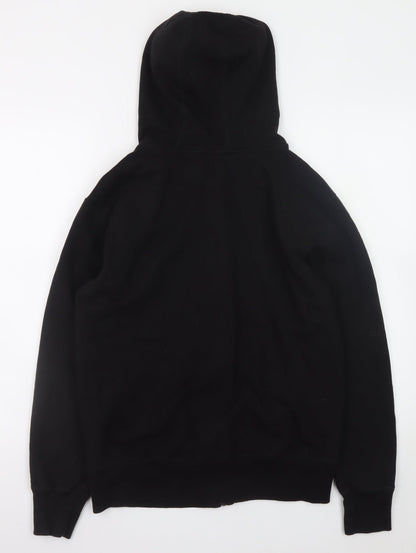Womens UK Size M ellesse Black Full Zip Hoodie