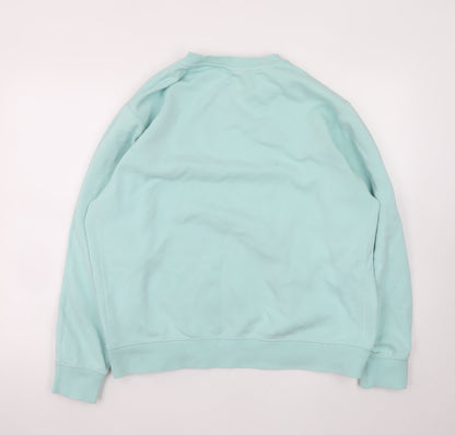 Womens UK Size M Nike Green Pullover Sweatshirt