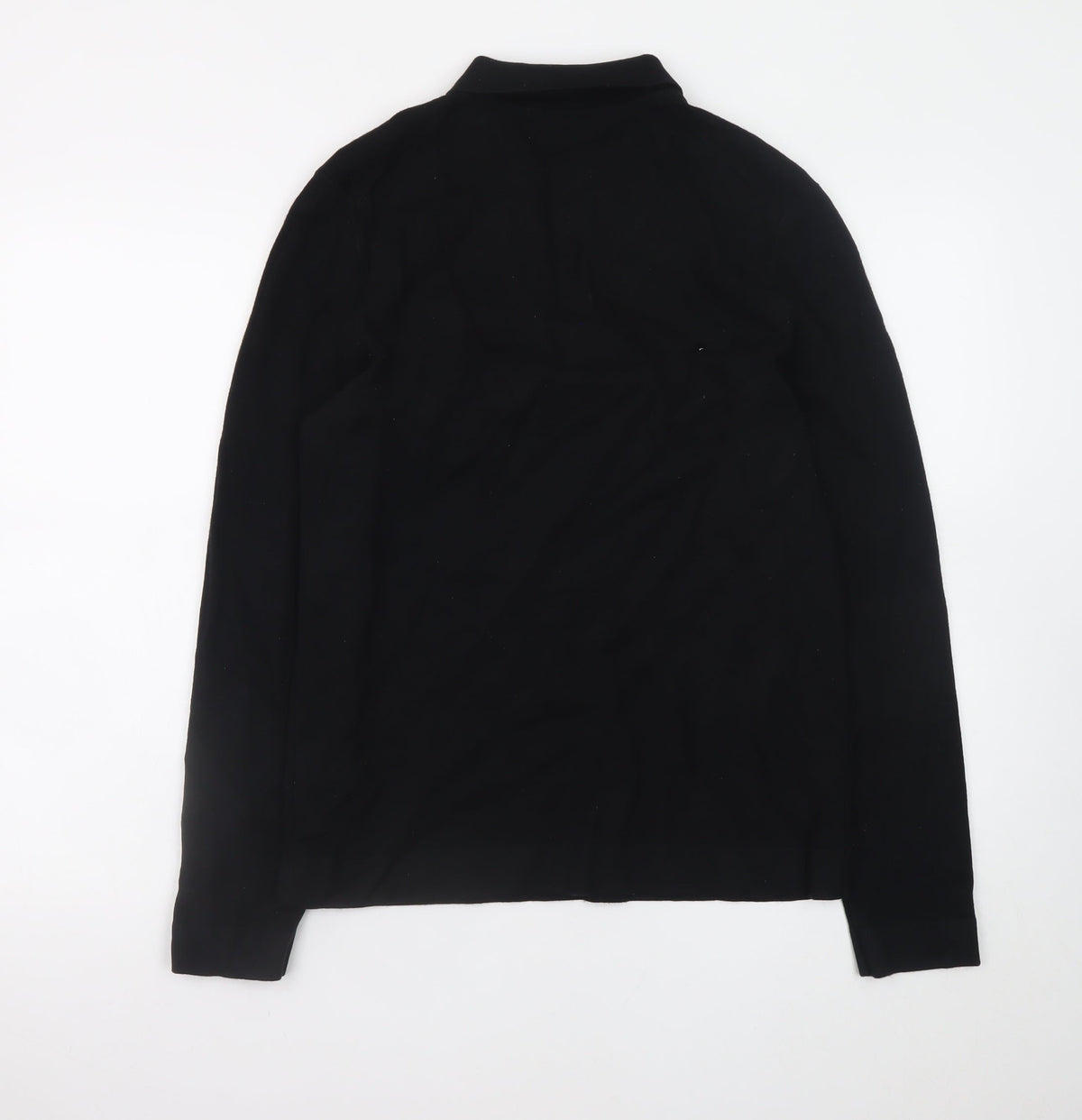 Marks and Spencer Autograph Men’s Black Medium Collared 1/2 Zip Jumper