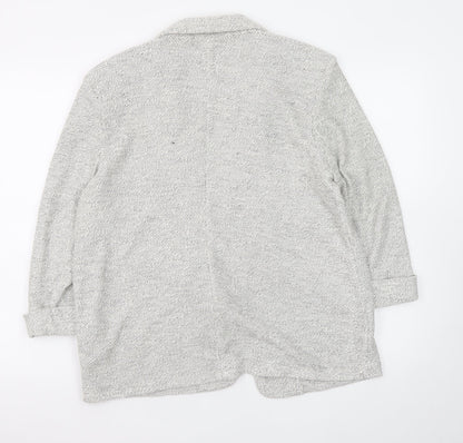Womens UK Size 14 TU Grey Cardigan Jumper