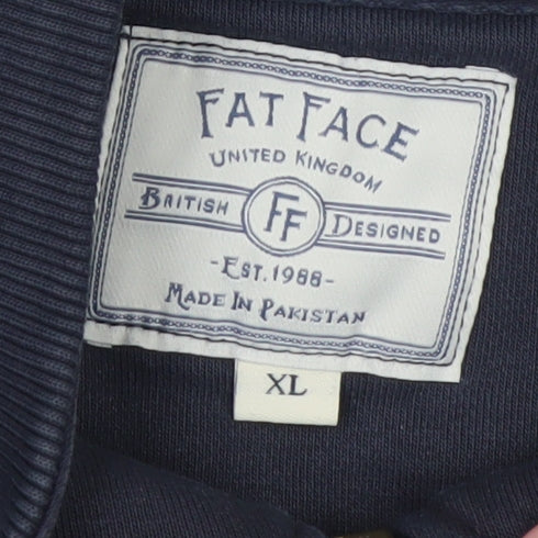 Mens UK Size XL Fat Face Blue Pullover Sweatshirt