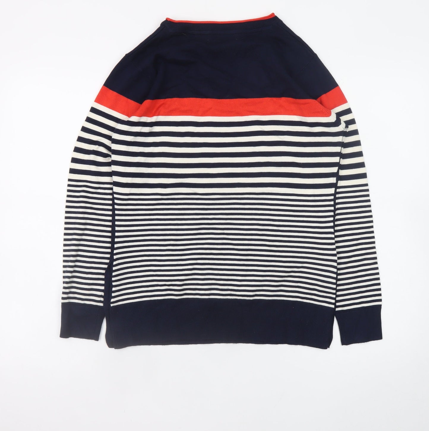 Womens UK Size S ISLE Blue Pullover Jumper