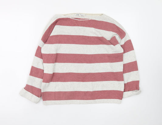 Womens UK Size 10 Fat Face Multicoloured Pullover Jumper