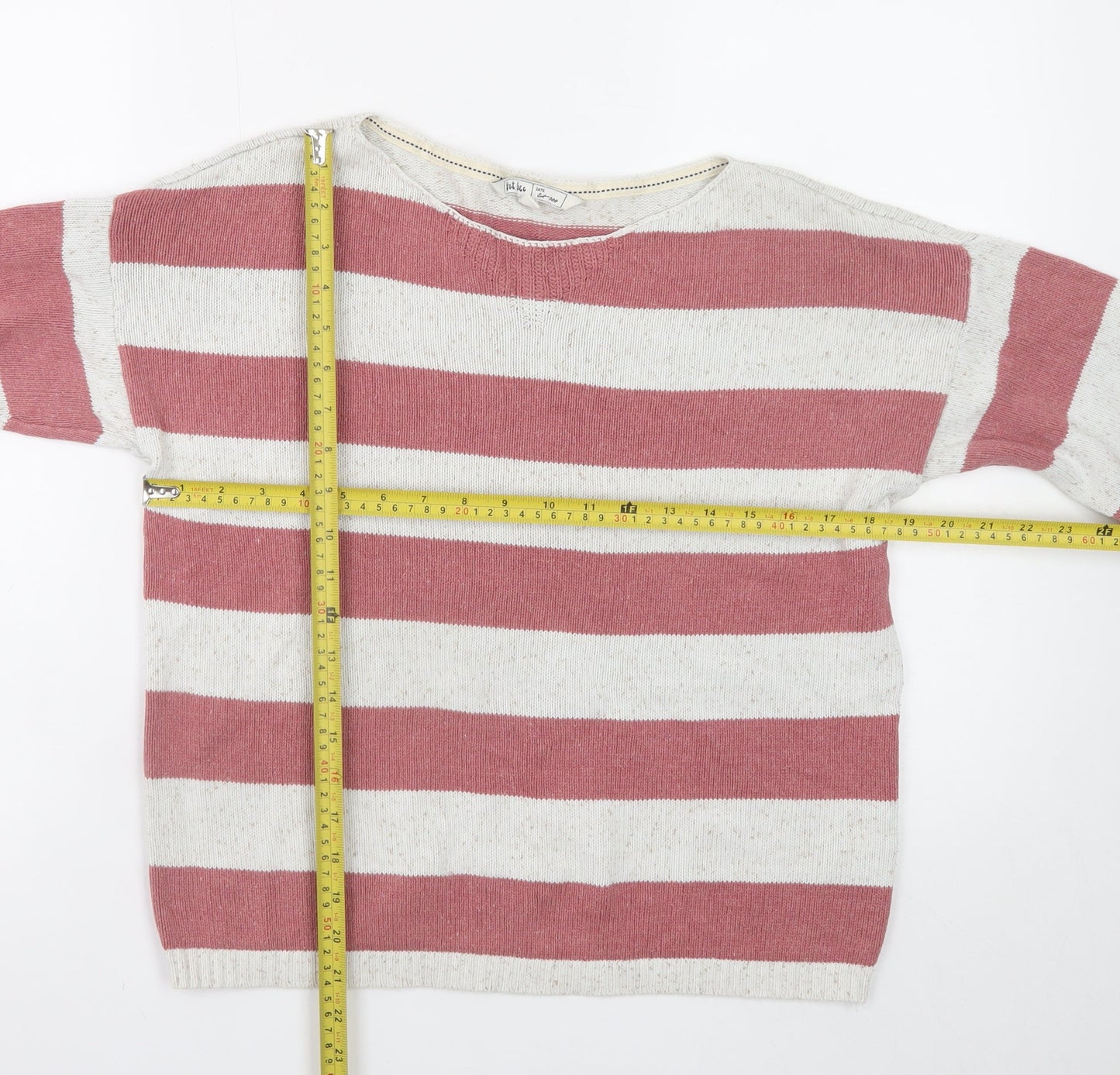 Womens UK Size 10 Fat Face Multicoloured Pullover Jumper