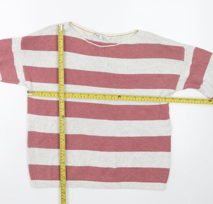 Womens UK Size 10 Fat Face Multicoloured Pullover Jumper