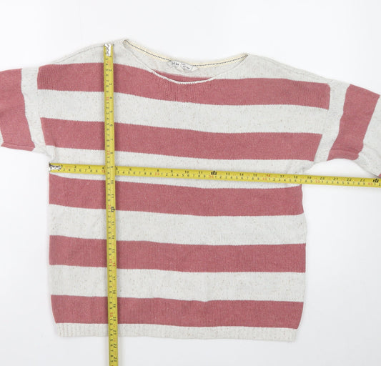 Womens UK Size 10 Fat Face Multicoloured Pullover Jumper