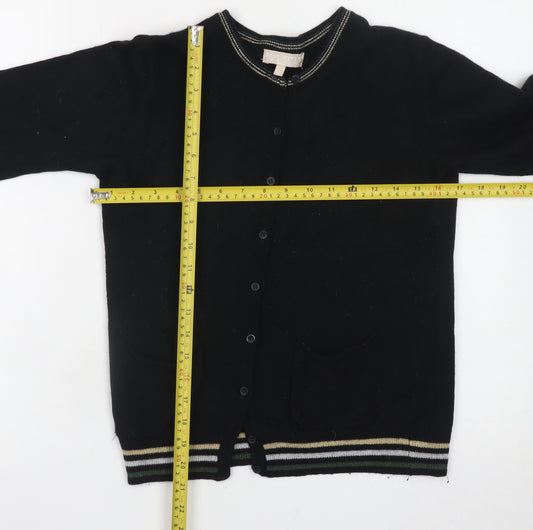 Womens UK Size L Benedetta B Black Cardigan Jumper