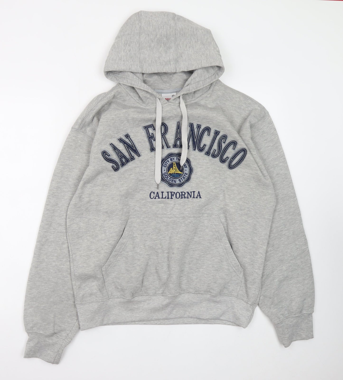 Mens UK Size M Dimco Apparel Grey Pullover Hoodie