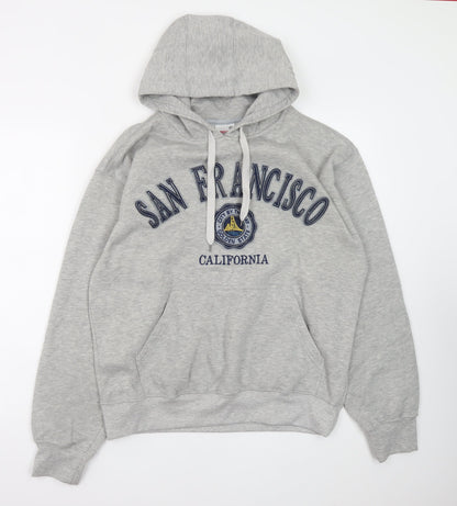 Mens UK Size M Dimco Apparel Grey Pullover Hoodie