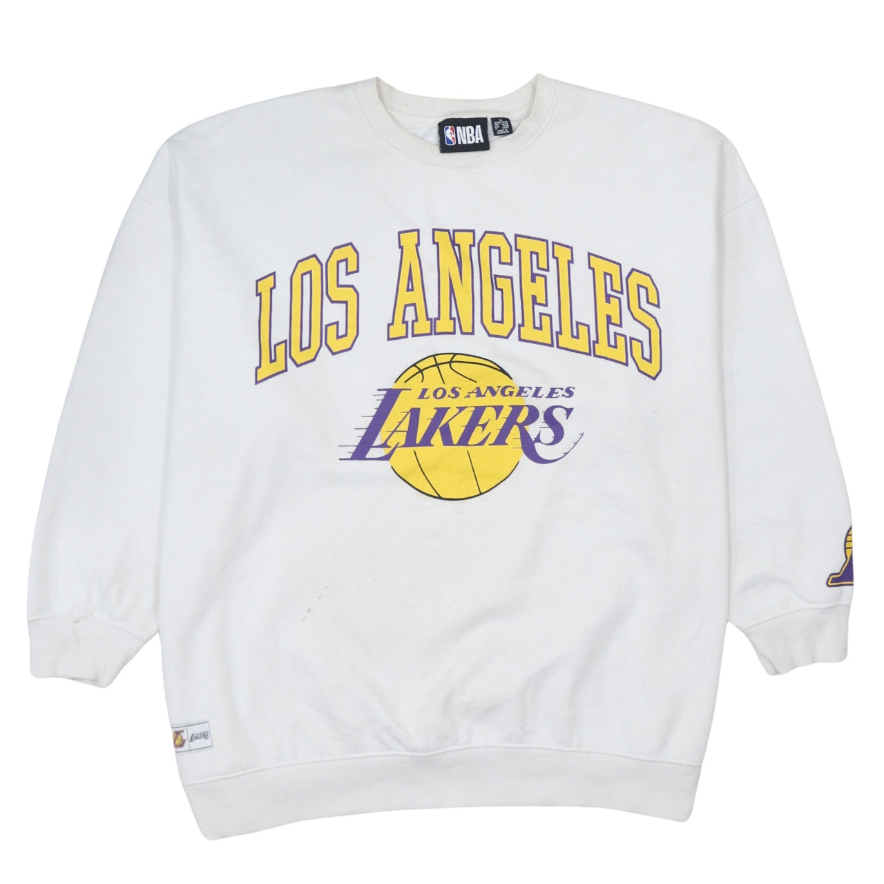 Womens UK Size XL NBA White Pullover Sweatshirt