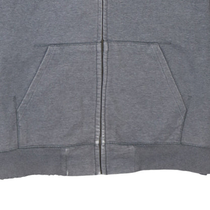 Mens UK Size XL Carhartt Grey Full Zip Hoodie