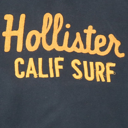 Mens UK Size L Hollister Blue Pullover Hoodie