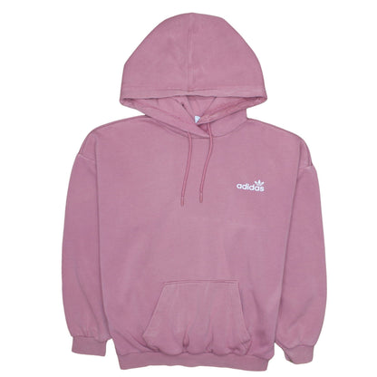 Womens UK Size 4 adidas Pink Pullover Hoodie