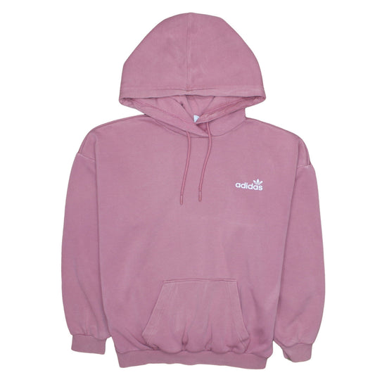 Womens UK Size 4 adidas Pink Pullover Hoodie