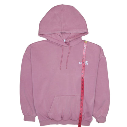 Womens UK Size 4 adidas Pink Pullover Hoodie