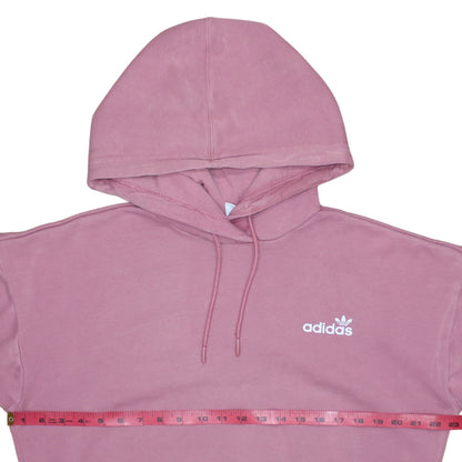 Womens UK Size 4 adidas Pink Pullover Hoodie