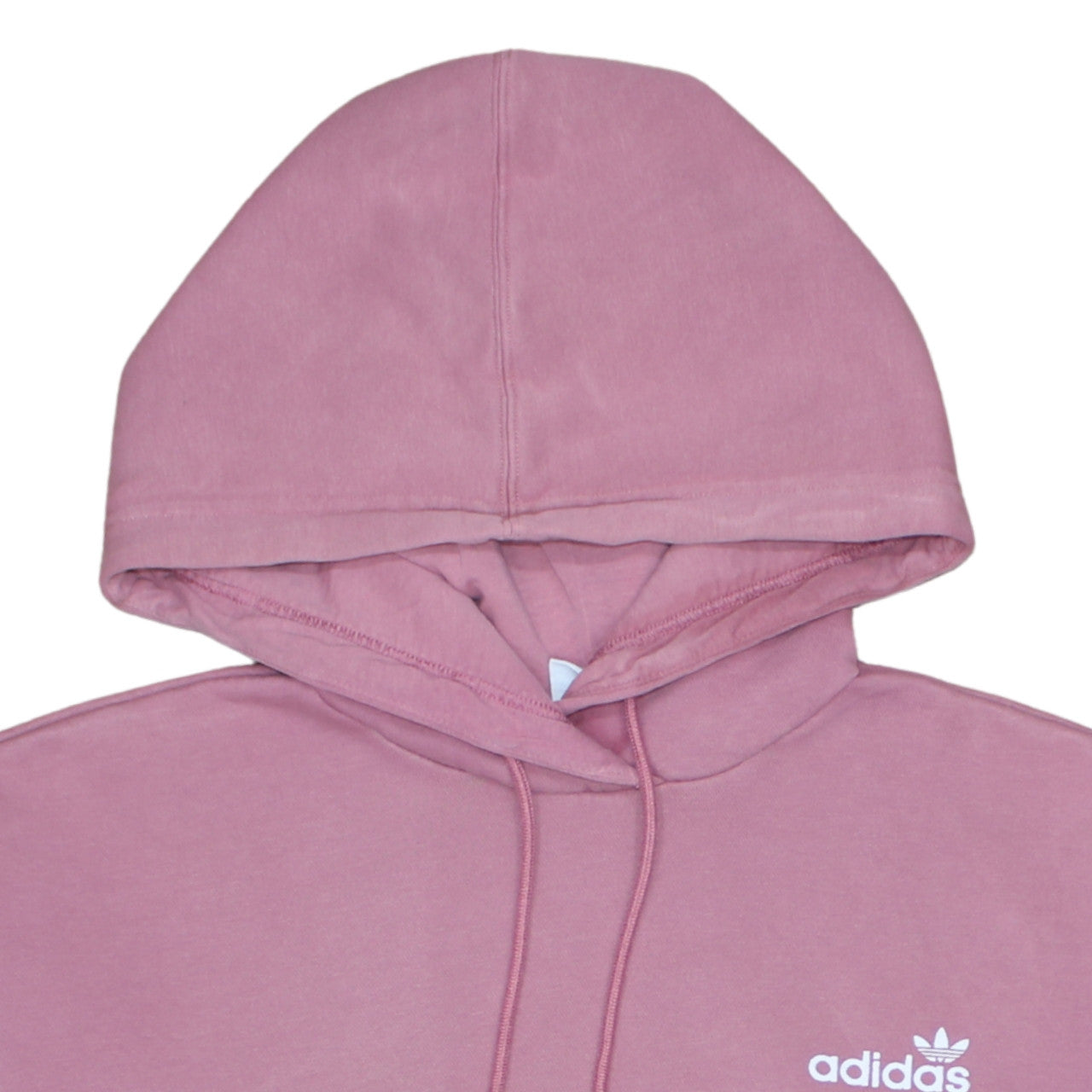 Womens UK Size 4 adidas Pink Pullover Hoodie